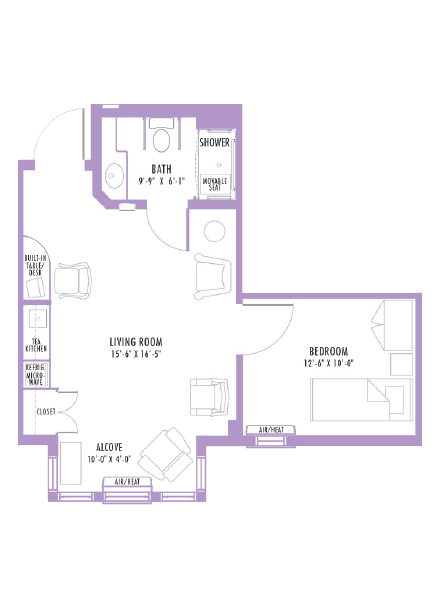 hvhc-shalom-parkside-deluxe-one-bed-suite-layout