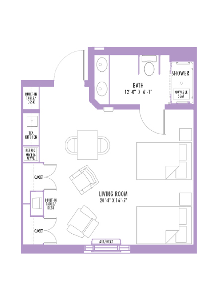 hvhc-shalom-parkside-premium-suite-layout